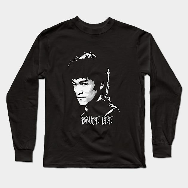 VINTAGE BRUCE Long Sleeve T-Shirt by gerradliquid